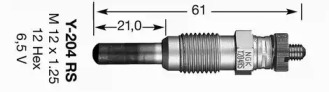 Свеча накаливания NGK 4573